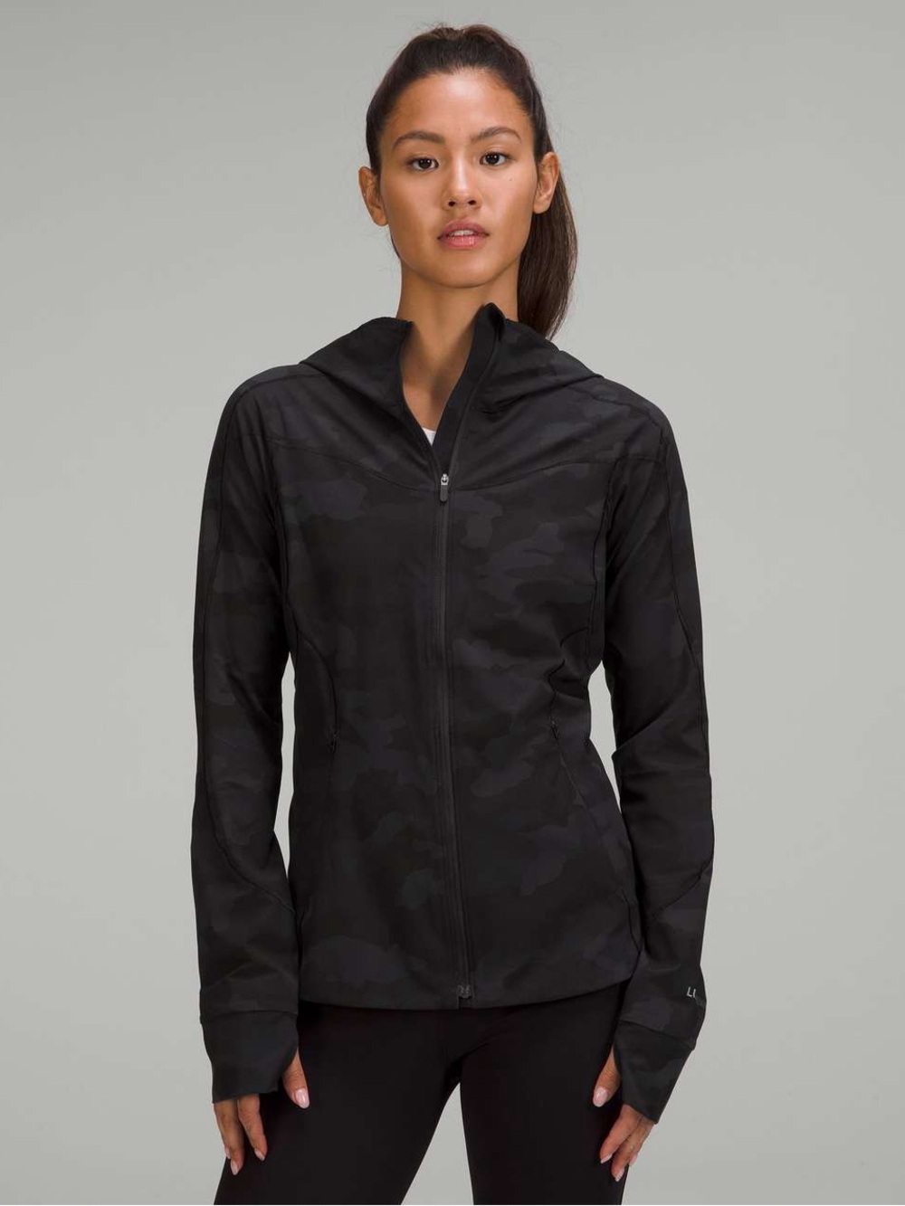 Lululemon Mist Over Windbreaker Heritage 365 Camo Deep Coal Multi Size 8